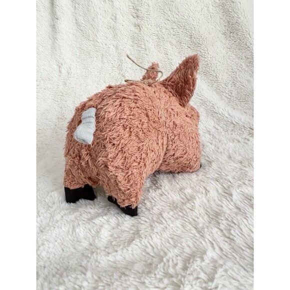 Apricot Lane Farms Emma Pig Organic Cotton Plush Toy 8” Stuffed Animal - Picture 4 of 6
